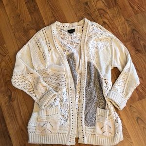 Topshop patchwork cardigan